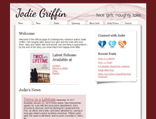 Tablet Screenshot of jodiegriffin.com